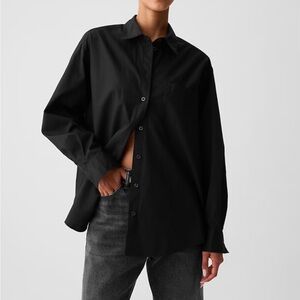 GAP Black Oxford Shirt